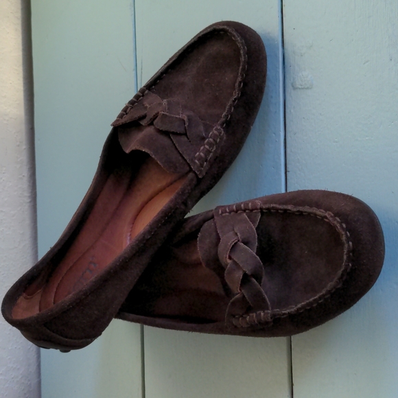 EUC Born Braided Leather Loafer Flats - Picture 2 of 12